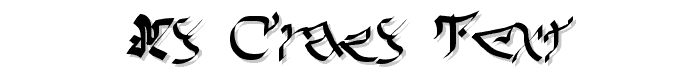My Crazy Text font